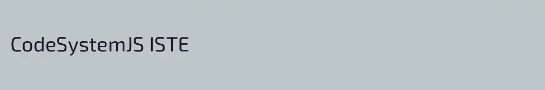 CodeSystemJS ISTE
